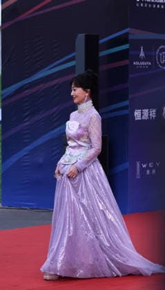 HARBIN, CHINA - AUGUST 12: Actress Angie Chiu attends the red carpet ceremony for the closing event of the 7th Jackie Chan International Action Film Week on August 12, 2026 in Harbin, Heilongjiang Province of China. The event brings together over one hundred film industry figures to celebrate action cinema.  Copyright: xVCGx 111659586580