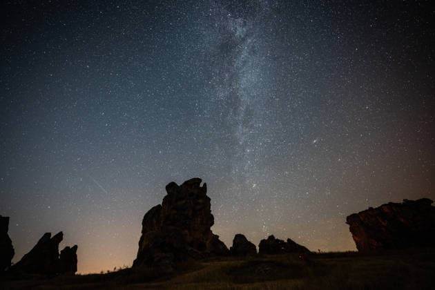 Meteor shower observed in Eskisehir ESKISEHIR, TURKIYE - AUGUST 12: Meteor shower is observed in Seyitgazi district of Eskisehir, Turkiye on August 12, 2026. Abdullah Guclu Anadolu Eskisehir Turkey. Editorial use only. Please get in touch for any other usage.  Copyright: x2026xAnadoluxAbdullahxGuclux