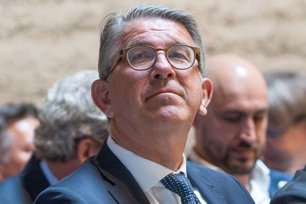 Wolfram Weimer, Beauftragter der Bundesregierung für Kultur und Medien der Bundesrepublik Deutschland Kulturstaatsminister;65. Jahrestag Bau der Berliner Mauer Gedenkveranstaltung am 13. August 2026 Kapelle der Versöhnung Gedenkstätte Berliner Mauer, Berlin Berlin Deutschland Gedenkstätte Berliner Mauer, Ka *** Wolfram Weimer, Federal Government Commissioner for Culture and the Media of the Federal Republic of Germany; Minister of State for Culture; 65th anniversary of the construction of the Berlin Wall; commemorative event on August 13, 2026; Chapel of Reconciliation; Berlin Wall Memorial, Berlin, Germany; Berlin Wall Memorial, Ka