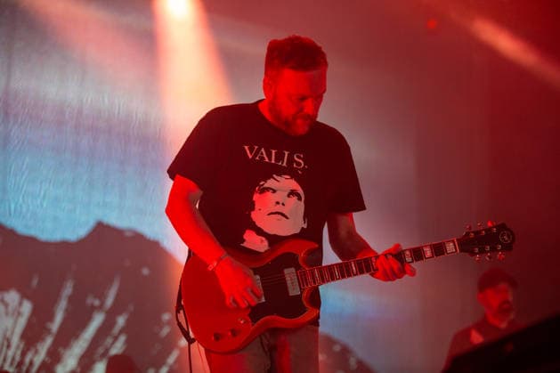 Mogwai live at Oyafestivalen 2026 Oslo, Norway. 12th, August 2026. The Scottish post-rock band Mogwai performs a live concert during the Norwegian music festival Oyafestivalen 2026 in Oslo. Here musician Barry Burns is seen live on stage. Norway, Oslo  Copyright: xGonzalesxPhoto Per-OttoxOppix