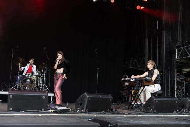 Fuzzycat Organ Quartet live at Oyafestivalen 2026 Oslo, Norway. 12th, August 2026. The Norwegian band Fuzzycat Organ Quartet performs a live concert during the Norwegian music festival Oyafestivalen 2026 in Oslo. Here vocalist Synne Hellebo is seen live on stage. Norway, Oslo  Copyright: xGonzalesxPhoto Per-OttoxOppix