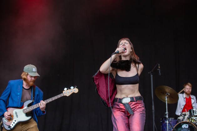 Fuzzycat Organ Quartet live at Oyafestivalen 2026 Oslo, Norway. 12th, August 2026. The Norwegian band Fuzzycat Organ Quartet performs a live concert during the Norwegian music festival Oyafestivalen 2026 in Oslo. Here vocalist Synne Hellebo is seen live on stage. Norway, Oslo  Copyright: xGonzalesxPhoto Per-OttoxOppix