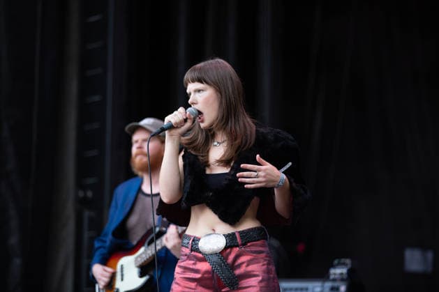 Fuzzycat Organ Quartet live at Oyafestivalen 2026 Oslo, Norway. 12th, August 2026. The Norwegian band Fuzzycat Organ Quartet performs a live concert during the Norwegian music festival Oyafestivalen 2026 in Oslo. Here vocalist Synne Hellebo is seen live on stage. Norway, Oslo  Copyright: xGonzalesxPhoto Per-OttoxOppix