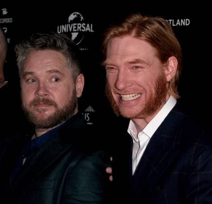 UK: Edinburgh International Film Festival at The Caledonian Hotel, Edinburgh, Scotland on 13 August 2026: Pictured: Grant O‚ÄôRourke (Actor) and Domnhall Gleeson (Actor) attend the red carpet for The Incomer Edinburgh The Caledonian Hotel Scotland Copyright: xAlexxToddx
