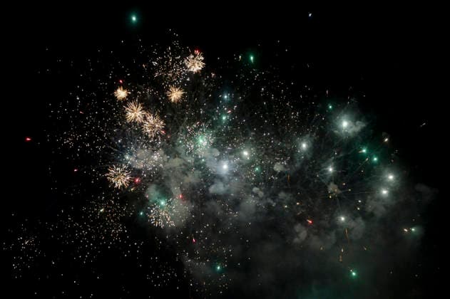 Pakistan Independence Day Celebrations Rawalpindi Fireworks explode across the night sky during Independence Day celebrations in Rawalpindi, Pakistan, on August 14, 2026. Pakistan marks Independence Day on August 14, commemorating the countryis independence from British rule in 1947. Rawalpindi Punjab Pakistan Copyright: xZubairxAbbasix