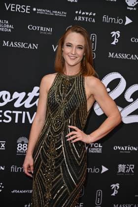 Los Angeles CA August 13: Shannon Spangler at the 2026 HollyShorts Film Festival on August 13, 2026 Credit: Michael Mattes USA - ZUMAa123 20260813_zaa_a123_119 Copyright: xAdMediax