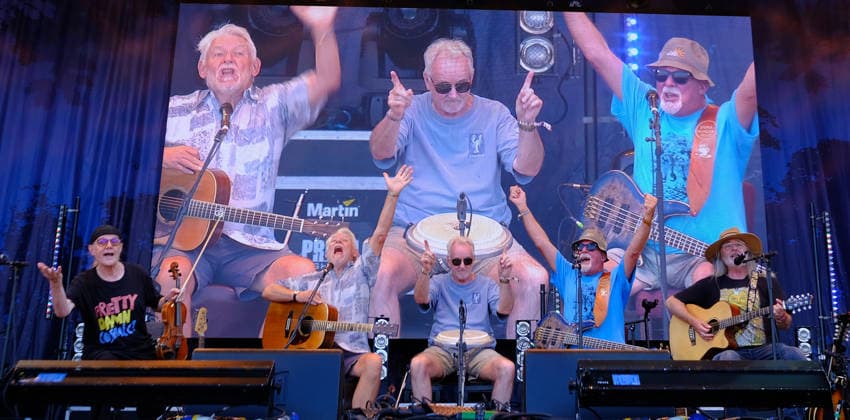 Fairport Convention.Fairport Cropredy Convention. Cropredy.UK.13 08 2026.B5776. Fairport Convention Simon Nicol, Chris Leslie, Dave Pegg, Ric Sanders & Dave Mattacks Starting their yearly festival Fairport Cropredy Festival. Fairport Convention.Fairport Cropredy Convention. Cropredy.UK.13 08 2026.B5776. Fairport Convention Simon Nicol, Chris Leslie, Dave Pegg, Ric Sanders & Dave Mattacks Starting their yearly festival Fairport Cropredy Festival., Credit:Charlie Bryan Charlie Bryan - B5776 Avalon  Copyright: xCharliexBryanx xCharliexBryanx-xB5776x xAvalonx 1122798970