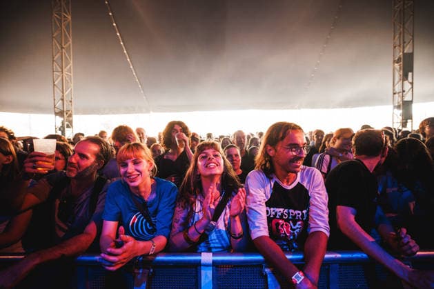 Wednesday live at Syd For Solen 2026 Copenhagen, Denmark. 13th, August 2026. Festival goers seen at a live concert with the American rock band Wednesday during the Danish music festival Syd For Solen 2026 in Copenhagen. Denmark, Copenhagen  Copyright: xGonzalesxPhoto ChristianxHjorthx