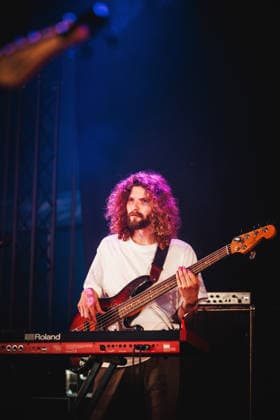 Wednesday live at Syd For Solen 2026 Copenhagen, Denmark. 13th, August 2026. The American rock band Wednesday performs a live concert during the Danish music festival Syd For Solen 2026 in Copenhagen. Here bass player Ethan Baechtold is seen live on stage. Denmark, Copenhagen  Copyright: xGonzalesxPhoto ChristianxHjorthx