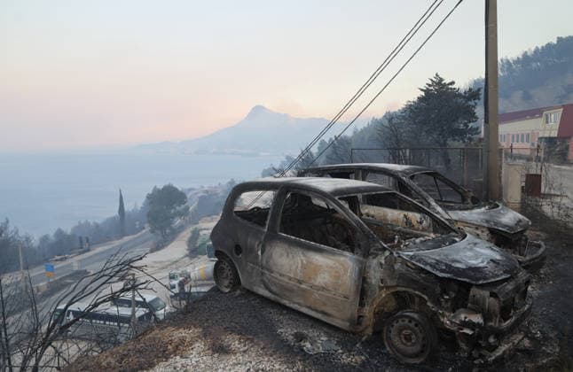 Aftermath of Wildfire Near Omis The full extent of the damage of fire near Omis, Croatia on August 14, 2026 became visible with the arrival of daylight following a devastating wildfire that swept through the Omis area yesterday and overnight.  IvoxCagalj PIXSELL