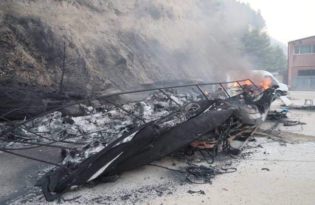 Aftermath of Wildfire Near Omis The full extent of the damage of fire near Omis, Croatia on August 14, 2026 became visible with the arrival of daylight following a devastating wildfire that swept through the Omis area yesterday and overnight.  IvoxCagalj PIXSELL