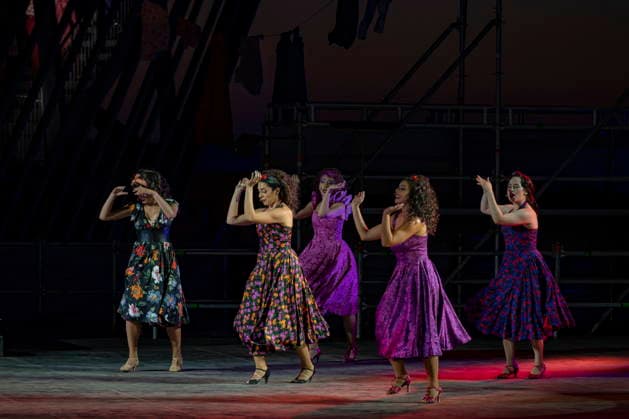 13.08.2026, Saarland, Ensdorf. Die West Side Story feiert am Donnerstagabend am Saarpolygon im Rahmen der diesjährigen Opernfestspiele mit zahlreichen Ehrengästen aus Politik, Kultur und Wirtschaft Premiere. *** August 13, 2026, Saarland, Ensdorf: *West Side Story* will premiere on Thursday evening at the Saarpolygon as part of this year’s opera festival, with numerous distinguished guests from the worlds of politics, culture, and business in attendance. bub