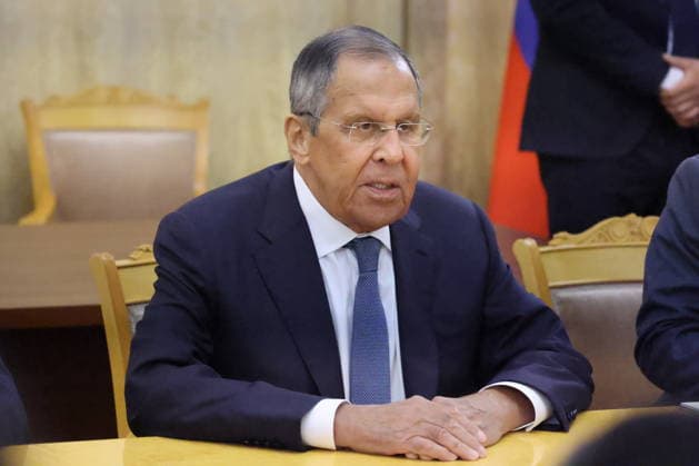 RUSSIA, MOSCOW - AUGUST 14, 2026: Sergei Lavrov, Foreign Minister of Russia, attends a meeting with his counterpart Sihasak Phuangketkeow of Thailand. Vladimir Gerdo TASS  96143399
