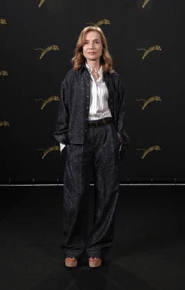 IPA87473579 - Locarno, Switzerland Locarno Film Festival 2026 Ni vue ni connue film photocall In the photo: Actress Isabelle Huppert wearing a dress by Brunello Cucinelli  Copyright: xNickxZonnaxxcopyrightx x xNickxZonnax 87473579