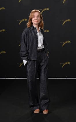 IPA87473599 - Locarno, Switzerland Locarno Film Festival 2026 Ni vue ni connue film photocall In the photo: Actress Isabelle Huppert wearing a dress by Brunello Cucinelli  Copyright: xNickxZonnaxxcopyrightx x xNickxZonnax 87473599