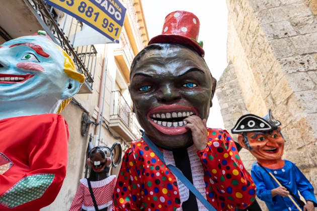 August 14, 2026, PeoÂ±Afiel, Valladolid, USA: CabezudosÃ¢â‚¬Â join a procession marking the official opening of the Fiestas de Nuestra SeoÂ±ora y San Roque in PeoÂ±afiel, Spain on Friday, August 14, 2026. The annual festival, taking place this year on August 14-18, includes traditional processions, bullfighting and and musical events. PeoÂ±Afiel USA - ZUMAg235 20260814_zap_g235_012 Copyright: xPaulxChristianxGordonx