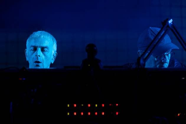 Underworld — Vodafone Paredes de Coura 2026 in Portugal - 14 Aug Underworld, the British electronic music duo Karl Hyde and Rick Smith, perform together during Vodafone Paredes de Coura at the main stage. Paredes de Coura Portugal Copyright: xDiogoxBaptistax xSOPAxImagesx DB_Underworld20260813PDC_004