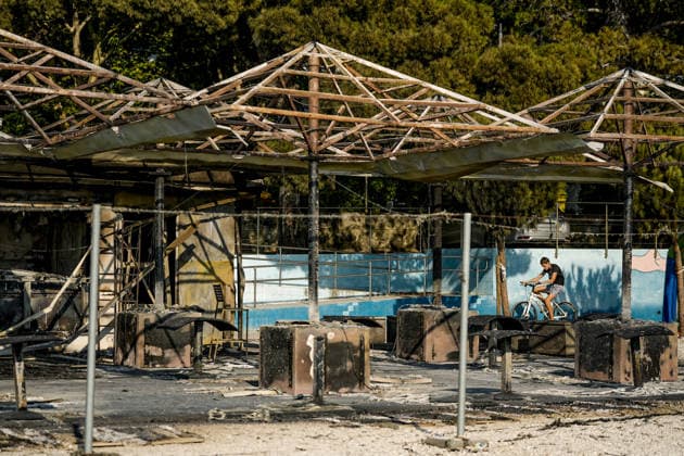 Aftermath of wildfire near Croatia s Omis OMIS, CROATIA - AUGUST 14: An aftermath view of wildfire near Omis, Croatia on August 14, 2026. Samir Jordamovic Anadolu Omis Croatia. Editorial use only. Please get in touch for any other usage.  Copyright: x2026xAnadoluxSamirxJordamovicx