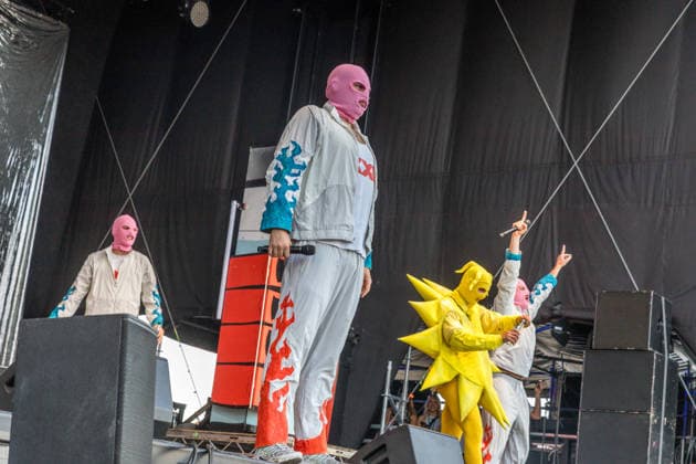 Das Berliner Hip Hop Rap Trio PA69 (besteht aus DJ Dope, Rabatto und Turbogianni) am ersten Tag des Highfield 2026 am Störmthaler See Highfield 2026 tag 1 - PA69 *** The Berlin hip-hop rap trio PA69—consisting of DJ Dope, Rabatto, and Turbogianni—performed on the first day of Highfield 2026 at Störmthaler See. Highfield 2026 Day 1: PA69