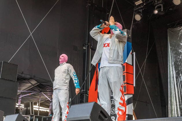 Das Berliner Hip Hop Rap Trio PA69 (besteht aus DJ Dope, Rabatto und Turbogianni) am ersten Tag des Highfield 2026 am Störmthaler See Highfield 2026 tag 1 - PA69 *** The Berlin hip-hop rap trio PA69—consisting of DJ Dope, Rabatto, and Turbogianni—performed on the first day of Highfield 2026 at Störmthaler See. Highfield 2026 Day 1: PA69