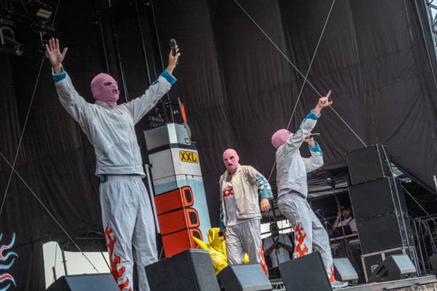 Das Berliner Hip Hop Rap Trio PA69 (besteht aus DJ Dope, Rabatto und Turbogianni) am ersten Tag des Highfield 2026 am Störmthaler See Highfield 2026 tag 1 - PA69 *** The Berlin hip-hop rap trio PA69—consisting of DJ Dope, Rabatto, and Turbogianni—performed on the first day of Highfield 2026 at Störmthaler See. Highfield 2026 Day 1: PA69