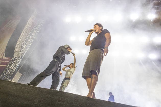 Die Berliner Rap, Hip-Hop, Trap Band BHZ auf dem Highfield Festival 2026 am Störmthaler See bei Großpösna. Die aktuelle BHZ-Besetzung 2026 besteht aus: * Longus Mongus Rap * Ion Miles Rap * Monk Rap * Big Pat Rap * MotB Produzent * Sami Produzent * Themba Produzent Highfield 2026 Tag 1 - BHZ *** The Berlin-based rap, hip-hop, and trap band BHZ at the Highfield Festival 2026 on Lake Störmthal near Großpösna. The current BHZ lineup for 2026 consists of * Longus Mongus (rapper) * Ion Miles (rapper) * Monk (rapper) * Big Pat (rapper) * MotB (producer) * Sami (producer) * Themba (producer) Highfield 2026 Day 1 BHZ