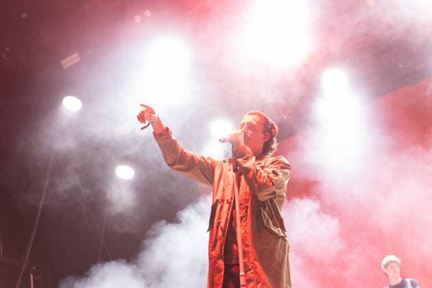 Der deutsche Sänger und Rapper Levin Liam am ersten Tag des Highfield 2026 Highfield 2026 - Tag 1 Levin Liam *** German singer and rapper Levin Liam on the first day of Highfield 2026 Highfield 2026 Day 1 Levin Liam