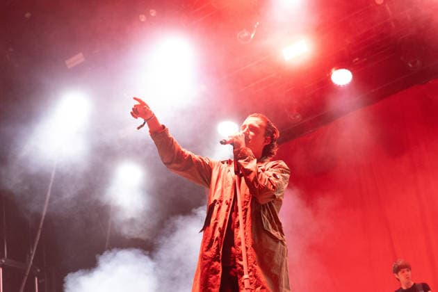 Der deutsche Sänger und Rapper Levin Liam am ersten Tag des Highfield 2026 Highfield 2026 - Tag 1 Levin Liam *** German singer and rapper Levin Liam on the first day of Highfield 2026 Highfield 2026 Day 1 Levin Liam