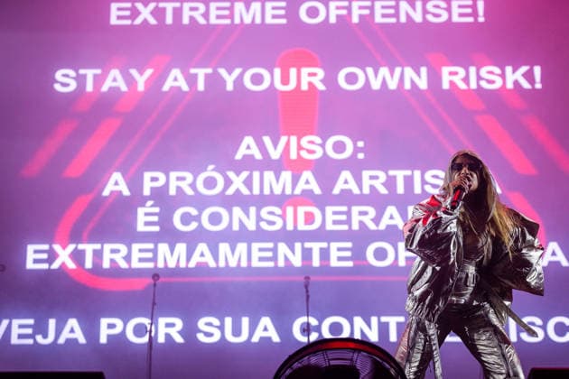 M.I.A., perfoms during Vodafone Paredes de Coura in Paredes de Coura, Portugal - 15 Aug 2026 Mathangi Arulpragasam, (M.I.A.), the British rapper, singer and producer, performs live on the main stage during Vodafone Paredes de Coura. Paredes de Coura Portugal Copyright: xDiogoxBaptistax xSOPAxImagesx DB_MIA20260814PDC_006