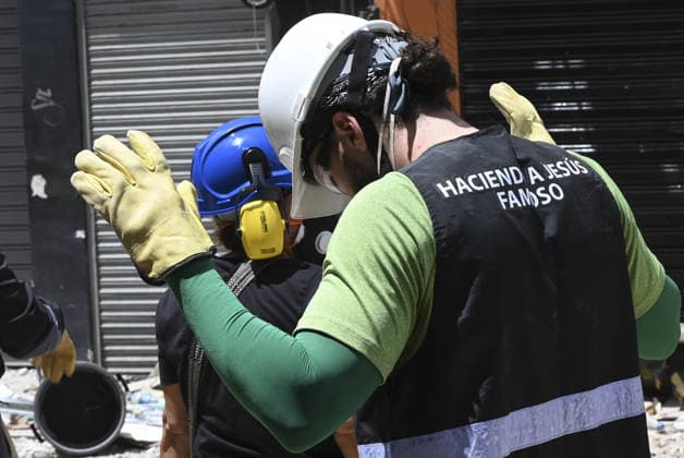 Search and rescue operations continue in quake-hit Pereira PEREIRA, COLOMBIA - AUGUST 14: Search and rescue operations continue at various locations across Pereira, in Colombia, on August 14, 2026. The death toll has reached 94, and 41,600 families have been affected, according to a report by Colombian President Abelardo de la Espriella, who visited Pereira and pledged to support the city and its reconstruction. Alexis Munera Anadolu Pereira Colombia. Editorial use only. Please get in touch for any other usage.  Copyright: x2026xAnadoluxAlexisxMunerax