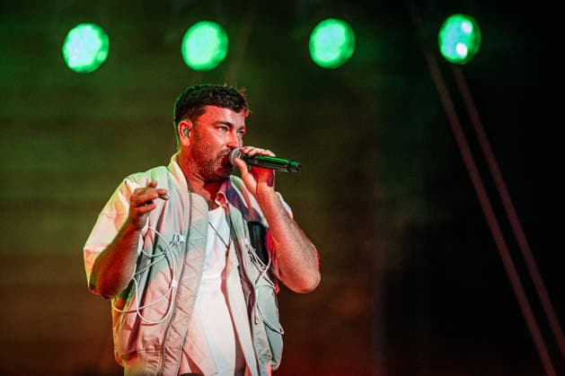 Rostock Deutschland 14. August 2026: Marteria - Zum Glück in die Zukunft Tour 2026 - Rostock Im Bild: Marten Laciny (Marteria) *** Rostock, Germany, August 14, 2026 Marteria Zum Glück in die Zukunft Tour 2026 Rostock Pictured: Marten Laciny (Marteria) Copyright: xFotostandx xVoelkerx