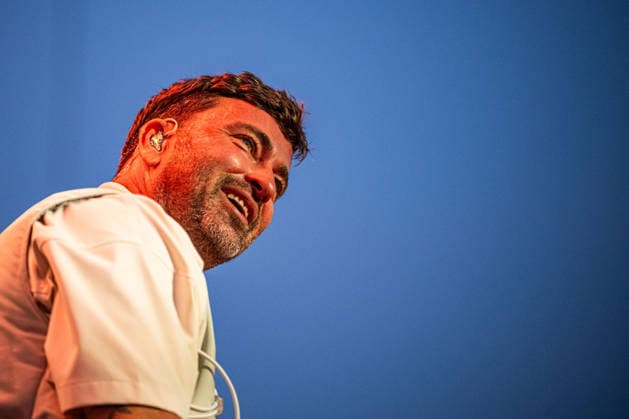 Rostock Deutschland 14. August 2026: Marteria - Zum Glück in die Zukunft Tour 2026 - Rostock Im Bild: Marten Laciny (Marteria) *** Rostock, Germany, August 14, 2026 Marteria Zum Glück in die Zukunft Tour 2026 Rostock Pictured: Marten Laciny (Marteria) Copyright: xFotostandx xVoelkerx