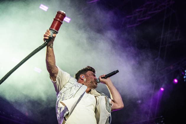 Rostock Deutschland 14. August 2026: Marteria - Zum Glück in die Zukunft Tour 2026 - Rostock Im Bild: Marten Laciny (Marteria) *** Rostock, Germany, August 14, 2026 Marteria Zum Glück in die Zukunft Tour 2026 Rostock Pictured: Marten Laciny (Marteria) Copyright: xFotostandx xVoelkerx