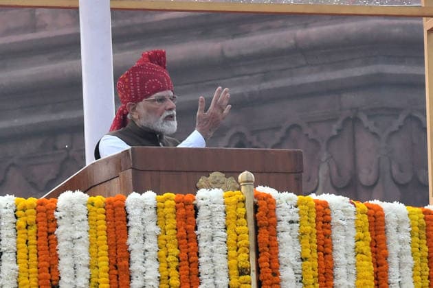 August 15, 2026, Delhi, Delhi, India: Indian Prime Minister Narendra Modi Adress from the Rampart of Redfort on the occassion of Nation Celebrate 80th Indpendent Day, in New Delhi on Saturday 15Aug, 2026, , INDIA Delhi India - ZUMAb226 20260815_zip_b226_005 Copyright: xRavixBatrax