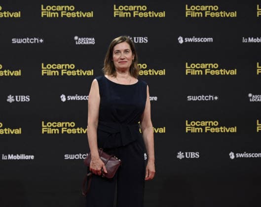 LFF 2026 - Demain Je Tombe Amoureux Photocall French actress Emmanuelle Devos attends the red carpet photocall for the film Demain je tombe amoureux during the 2026 Locarno Film Festival in Locarno, Switzerland on August 14, 2026. Photo by Nick Zonna IPA ABACAPRESS.COM Locarno Switzerland  Copyright: xZonnaxNick IPA ABACAx
