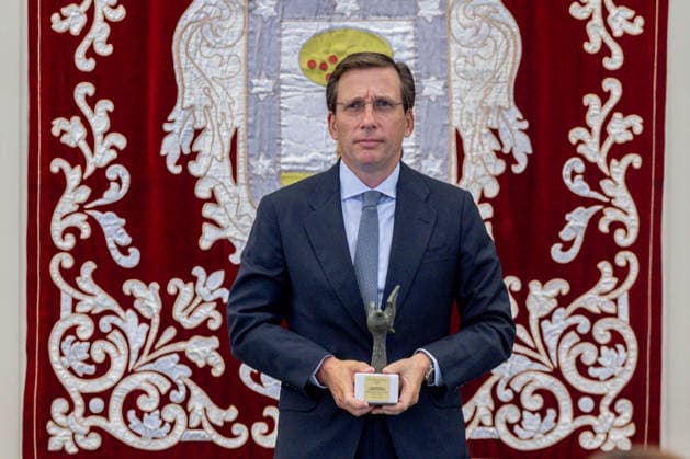 2026 Madrid Firefighters’ Bronze Doves Award Ceremony The mayor of Madrid, José Luis Martínez Almeida, during the award ceremony for the 2026 Madrid Firefighters’ Bronze Doves, at the Casa del Reloj Cultural Center on August 15, 2026, in Madrid, Spain. Coinciding with the feast day of the Virgin of La Paloma—patron saint of firefighters— the Brotherhood of the Virgin of La Paloma and the Fire Department recognize, through these awards, the work of individuals and institutions with an exceptional commitment to the city and emergency services. AUGUST 15, 2026 PALOMAS AWARDS FIREFIGHTERS VIRGIN OF LA PALOMA Madrid Madrid Espana  Copyright: xRicardoxRubiox 7715056