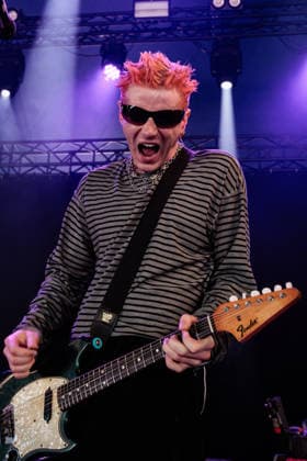 Bleech 9:3 live at Syd For Solen 2026 Copenhagen, Denmark. 14th, August 2026. The Irish grunge rock group Bleech 93 performs a live concert during the Danish music festival Syd For Solen 2026 in Copenhagen. Here guitarist Sam Duffy is seen live on stage. Denmark, Copenhagen  Copyright: xGonzalesxPhoto ErlingxBrodersenx