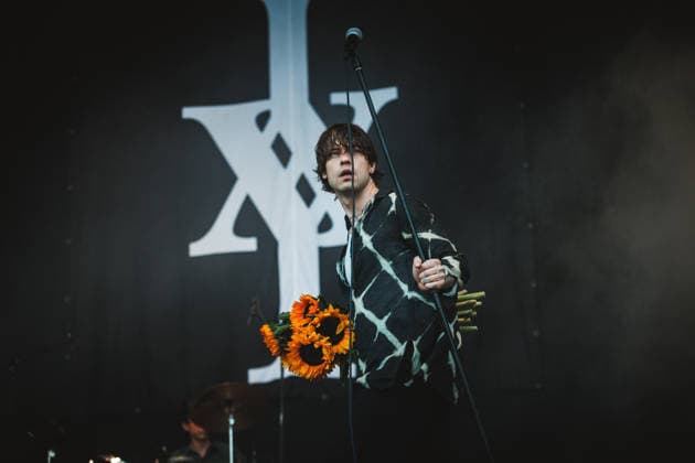 Iceage live at Syd For Solen 2026 Copenhagen, Denmark. 14th, August 2026. The Danish punk group Iceage performs a live concert during the Danish music festival Syd For Solen 2026 in Copenhagen. Here vocalist Elias Bender Ronnenfelt is seen live on stage. Denmark, Copenhagen  Copyright: xGonzalesxPhoto ChristianxHjorthx
