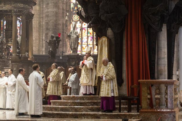 IPA87498805 - Milan, August 15, 2026, Pontifical Mass for the Assumption of Mary presided over by Archbishop Mario Delpini  Copyright: xFrancescoxEnriquezx xFrancescoxEnriquezx 87498805
