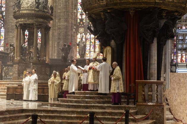 IPA87498812 - Milan, August 15, 2026, Pontifical Mass for the Assumption of Mary presided over by Archbishop Mario Delpini  Copyright: xFrancescoxEnriquezx xFrancescoxEnriquezx 87498812