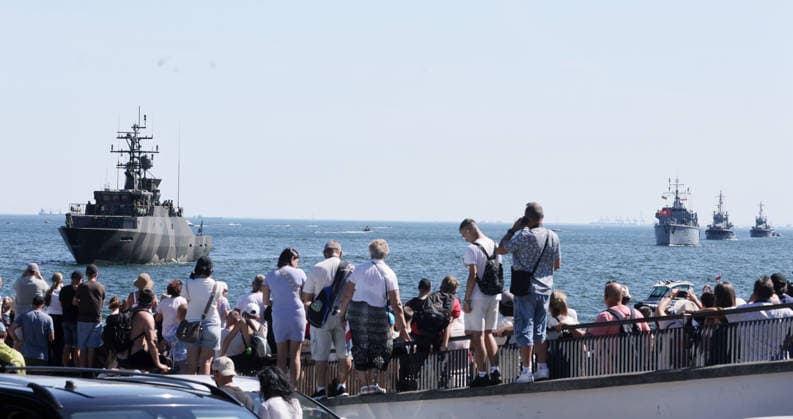 Polish Armed Forces Day celebrations Photo: Karol Strzelecki East News Central naval military parade on the waters of Gdansk Bay marking the Polish Armed Forces Day and 106th anniversary of 1920 victory over Soviet Russia at the Battle of Warsaw during the Polish?Soviet War on August 15, 2026 in Gdynia, Poland. EN_01682637_0077 