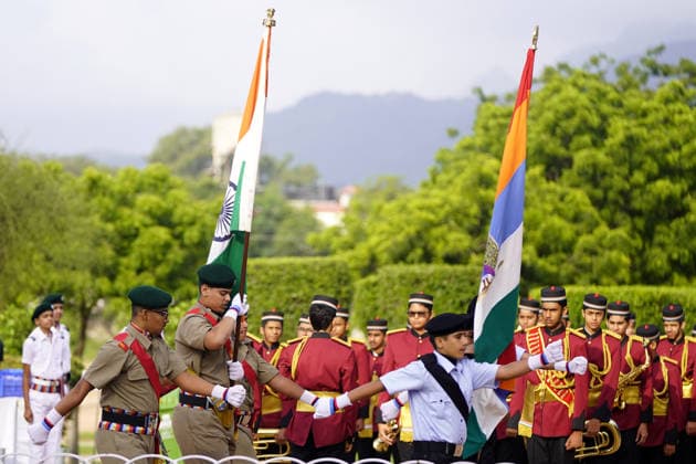 Independence Day celebrations - India Students and members of the National Cadet Corps march during India s Independence Day celebrations at Mayo College in Ajmer, India on August 15, 2026. Photo by Himanshu Sharma ABACAPRESS.COM Ajmer India  Copyright: xHimanshuxSharma ABACAx