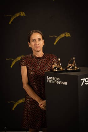 August 15, 2026, Locarno, Switzerland: Alessandra Sanguinetti parco dÃ¢â‚¬â ¢oro award photocall 79th Locarno Film Festival Locarno Switzerland  - ZUMAf197 20260815_zep_f197_013 Copyright: xLucaxFazzolarix
