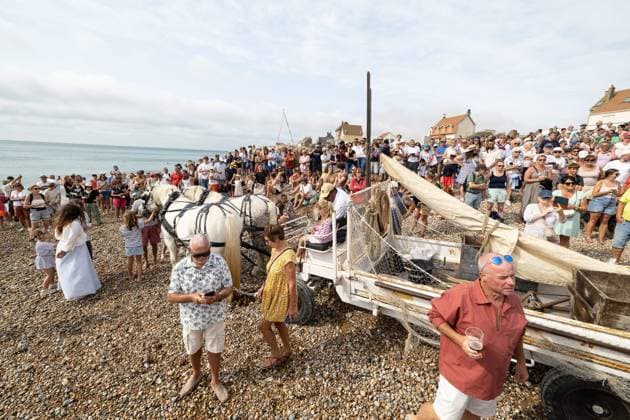 POSTER AUDRESSELLES AUGUST 15 ASSUMPTION BLESSING OF THE SEA PHOTOPQR VOIX DU NORD PASCAL BONNIERE 08 15 2026 AUDRESSELLES 08 15 2026 Mass on August 15 with a procession and blessing of the sea PHOTO BY PASCAL BONNIERE Audresselles, France, Aug. 15, 2026 Mass on August 15 (Assumption) with a procession and the blessing of the sea HAUTS-DE-FRANCE, France  Copyright: xPHOTOPQR VOIXxDUxNORD MAXPPPxPASCALxBONNIEREx 20260815VDN9668 20260815VDN9733