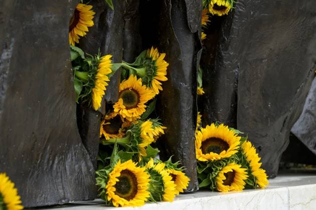 Den Haag, The Netherlands, 2026-08-15 18:06:00 THE HAGUE, 15-08-2026, Indies Monument On August 15, the Netherlands commemorates the end of the Second World War in the former Dutch East Indies. During the National Remembrance Day, the victims who perished due to war and violence in Asia are remembered. PHOTO: NLBeeld Patrick van Emst Credit: NL Beeld Patrick van Emst  Copyright: xx x