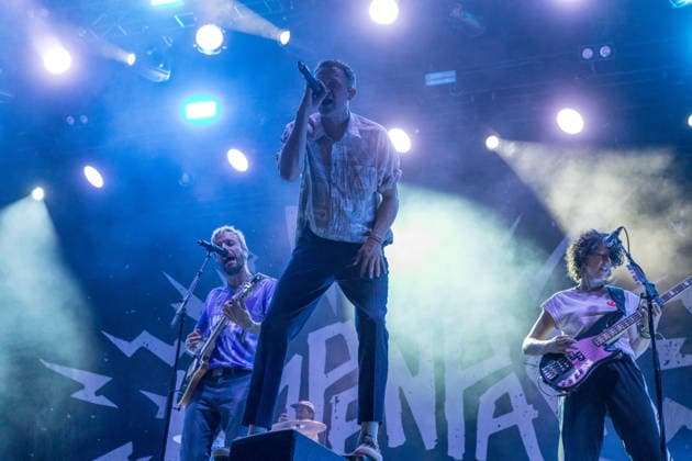Die deutsche Pop-Rock-Band Das Lumpenpack (Gesang Jonas Frömming Gesang, Gitarre Maximilian Kennel Schlagzeug Alexandra Eckert (ab 2020) Gitarre, Keyboard Jason Bartsch (ab 2020) Bass Lola Schrode ) auf dem Highfield 2026 südlich von Leipzig. Highfield - Tag 2 - Das Lumpenpack *** The German pop-rock band Das Lumpenpack: Vocals: Jonas Frömming; Vocals, Guitar: Maximilian Kennel; Drums: Alexandra Eckert (since 2020); Guitar, keyboard; Jason Bartsch (joined in 2020), bass; Lola Schrode at Highfield 2026, south of Leipzig; Highfield Day 2: Das Lumpenpack