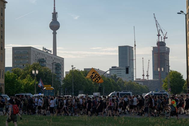 August 15, 2026, Berlin, Berlin, Germany: Hundreds of people marched and danced in the streets of Berlin to electronic dance music during the annual Ã¢â‚¬oeFuck ParadeÃ¢â‚¬Â on Aug. 15, 2026. The Fuck Parade as political demonstration protests the increased commercialization of BerlinÃ¢â‚¬â ¢s club culture. Berlin Germany - ZUMAk201 20260815_zip_k201_021 Copyright: xNikosxKanistrasx