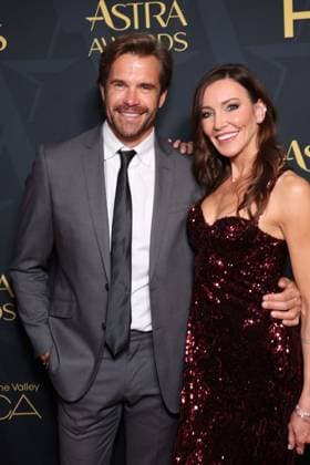 Los Angeles CA- August 15: Stephen Huszar and Katie Cassidy at the 2026 Astra TV Awards on August 15, 2026 Credit: USA  - ZUMAa123 20260815_zaa_a123_017 Copyright: xAdMediax