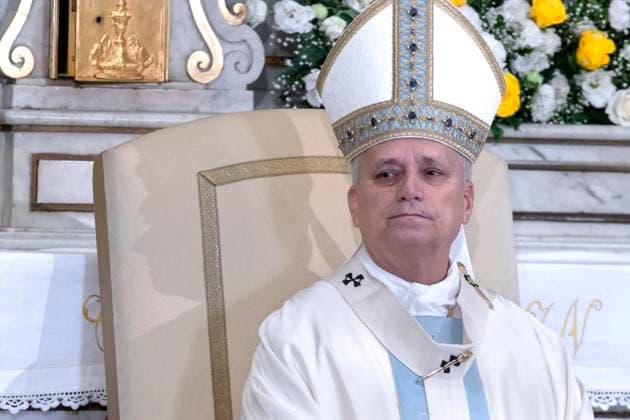 August 15, 2026, Castel Gandolfo, Lazio, Italy: Pope Leo XIV celebrates a Mass for the Solemnity of the Assumption of the Blessed Virgin Mary, in the Parish of San Tommaso Da Villanova in Castel Gandolfo, near Rome.Pope Leo XIV celebrates a Mass for the Solemnity of the Assumption of the Blessed Virgin Mary, in the Parish of San Tommaso da Villanova in Castel Gandolfo Castel Gandolfo Italy - ZUMAs197 20260815_aaa_s197_288 Copyright: xMariaxGraziaxPicciarellax