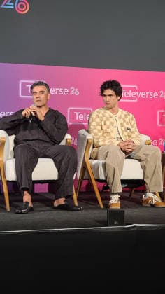 Television Academy™s Inaugural Televerse Festival at JW Marriott LA, Los Angeles, USA, 15 August 2026 Oscar Isaac and Charles Melton at the Television Academy™s Inaugural Televerse Festival at JW Marriott LA, Los Angeles, USA, 15 August 2026., Credit:MHD Avalon  Copyright: xMHDx xAvalonx 1123999912